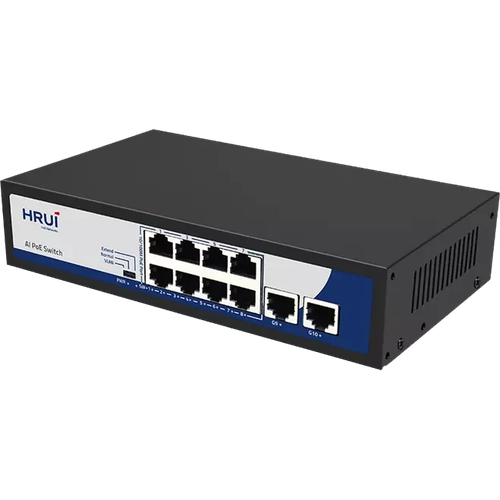 سوئیچ شبکه POE مدل HRUI HR900-AF-82N