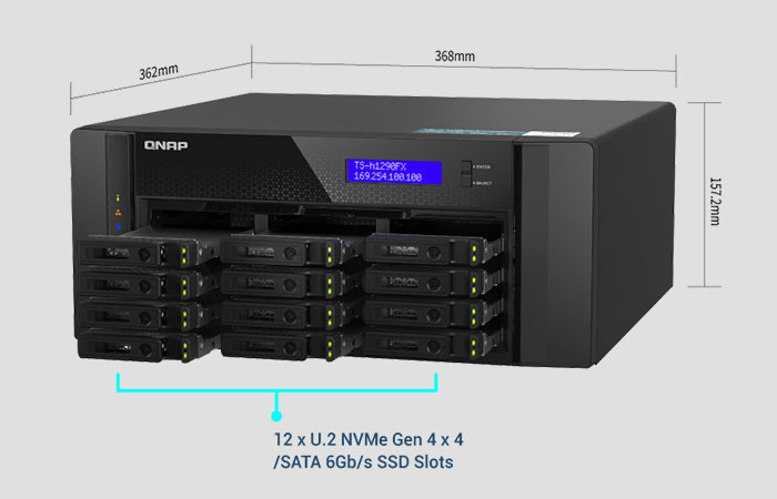 QNAP TS-h1290FX-7302P-256