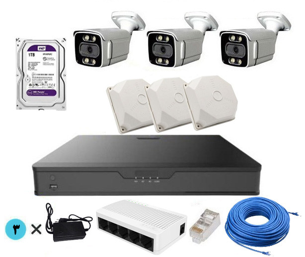 دوربین تحت شبکه 5 مگاپیکسل میکروفن دار پلاکخوان