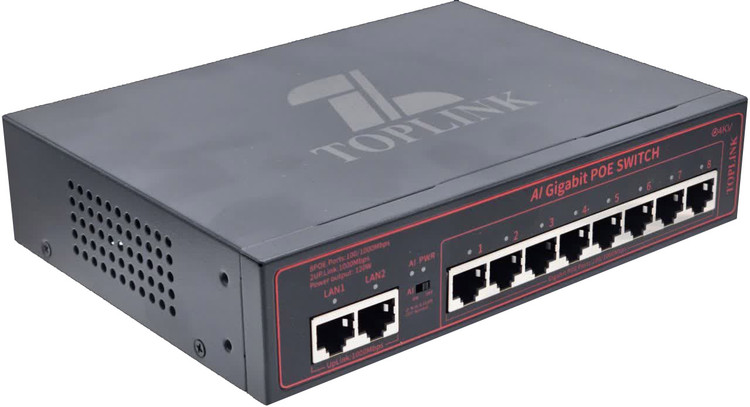 TOPLINK POE سوئیچ